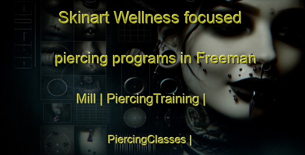 Skinart Wellness-focused piercing programs in Freeman Mill | PiercingTraining | PiercingClasses | SkinartTraining-United States